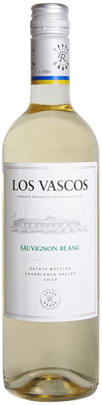 Los Vascos Sauvignon Blanc 2018 Front Bottle Shot