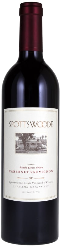 Spottswoode Cabernet Sauvignon (375ML half-bottle) 2015 Front Bottle Shot