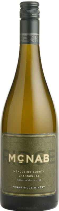 McNab Ridge Winery Chardonnay 2021 Front Bottle Shot