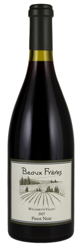 Beaux Freres Willamette Valley Pinot Noir 2007 Front Bottle Shot