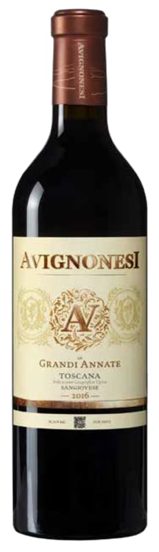 Avignonesi Grandi Annate Toscana Sangiovese 2016 Front Bottle Shot