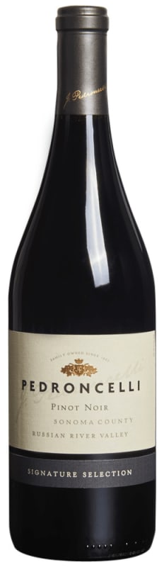 Pedroncelli Russian River Pinot Noir 2015 Front Bottle Shot