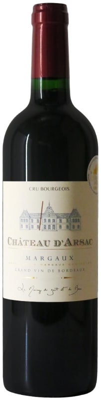 Chateau d'Arsac 2019 Front Bottle Shot