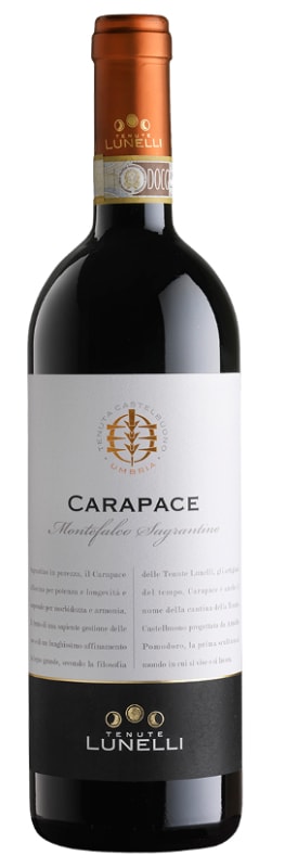 Lunelli Carapace Montefalco Sagrantino 2019 Front Bottle Shot