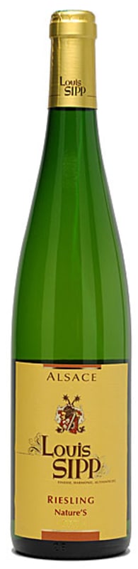 Louis Sipp Nature'S Riesling 2014 Front Bottle Shot