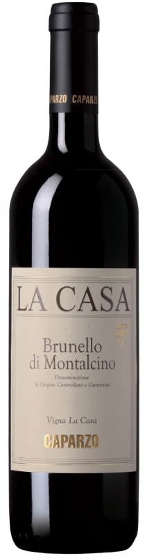 Caparzo Brunello di Montalcino Vigna La Casa 2021 Front Bottle Shot