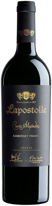 Lapostolle Cuvee Alexandre Cabernet Franc 2023 Front Bottle Shot