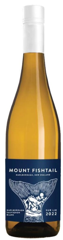 Mount Fishtail Wines Sur Lie Sauvignon Blanc 2022 Front Bottle Shot