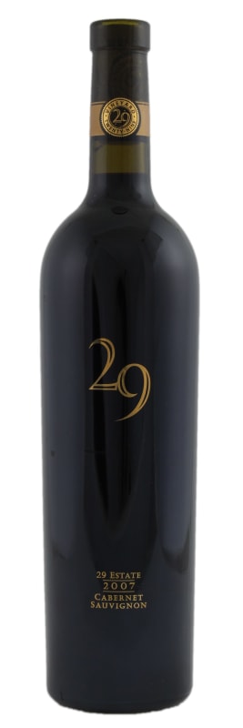 Vineyard 29 Cabernet Sauvignon 2007 Front Bottle Shot