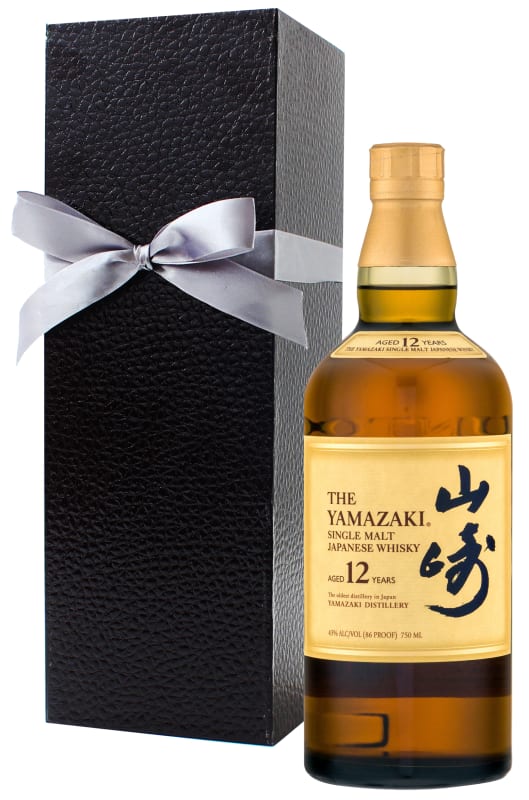 Suntory Yamazaki 12 Year Single Malt Japanese Whisky with Black Gift Box Gift Product Image