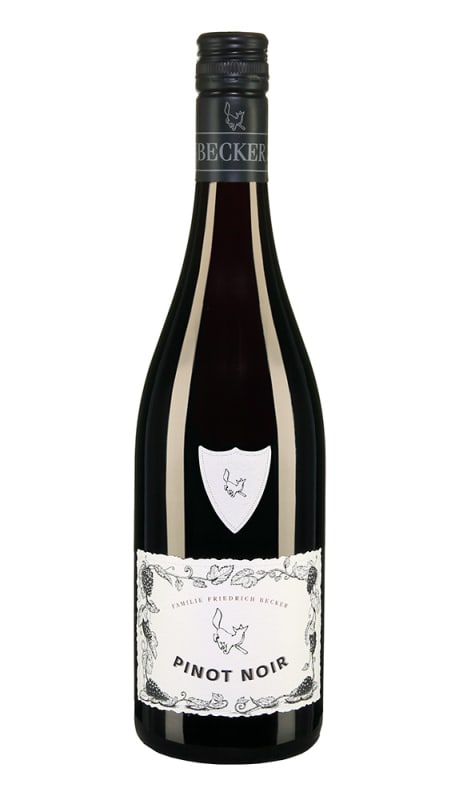 Friedrich Becker Pfalz Pinot Noir 2018 Front Bottle Shot