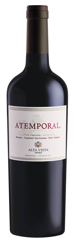 Alta Vista Atemporal Red Blend 2018 Front Bottle Shot