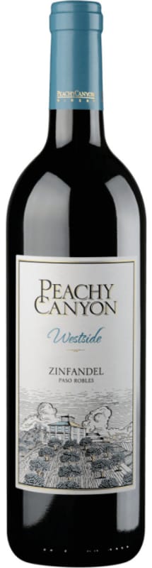Peachy Canyon Westside Zinfandel 2015 Front Bottle Shot
