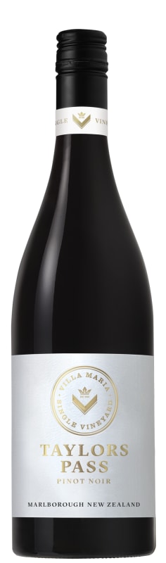 Villa Maria Taylors Pass Pinot Noir 2021 Front Bottle Shot