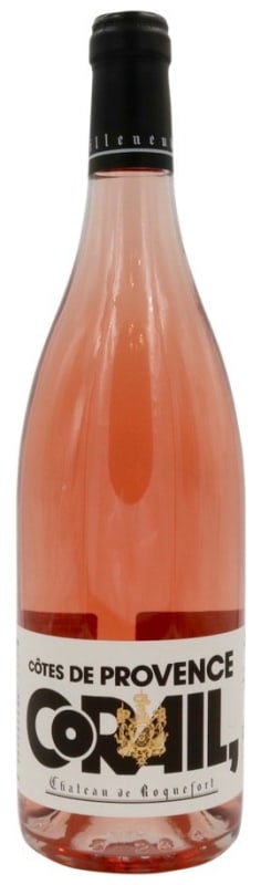 Chateau de Roquefort Corail Rose 2018 Front Bottle Shot