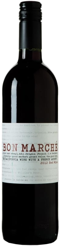 Buehler Bon Marche Red Blend 2012 Front Bottle Shot