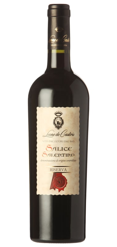 Leone de Castris Salice Salentino Riserva 2020 Front Bottle Shot