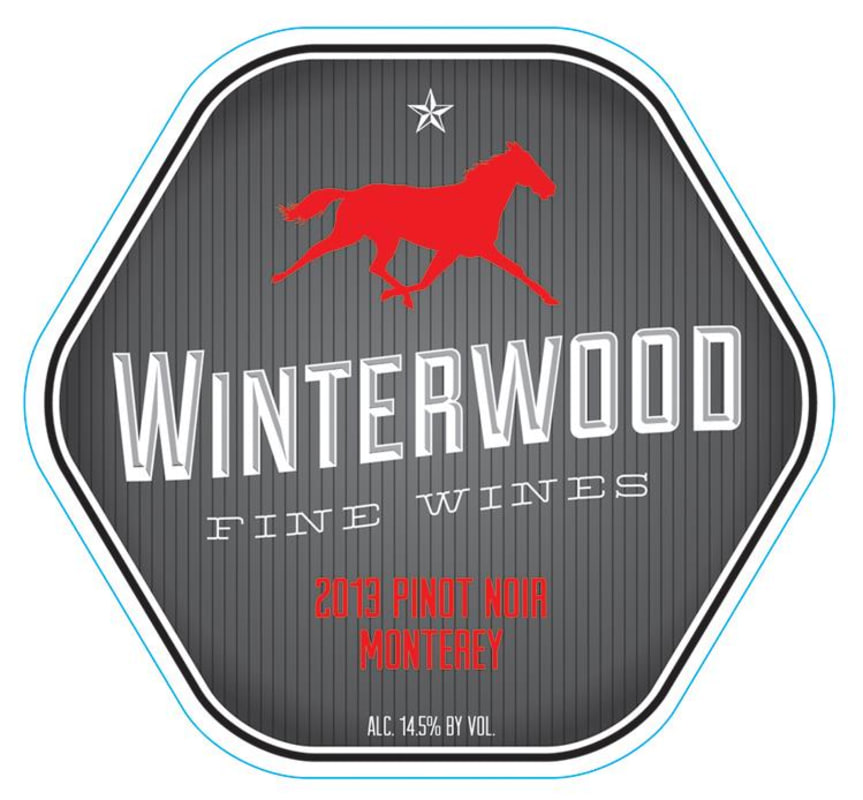 Winterwood Fine Wines Pinot Noir 2013 Front Label