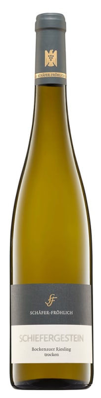 Schafer-Frohlich Schiefergestein Riesling Trocken 2022 Front Bottle Shot