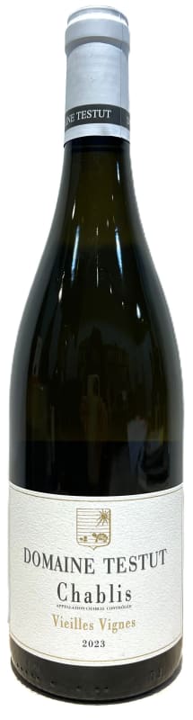 Domaine Testut Chablis Vielles Vignes 2023 Front Bottle Shot