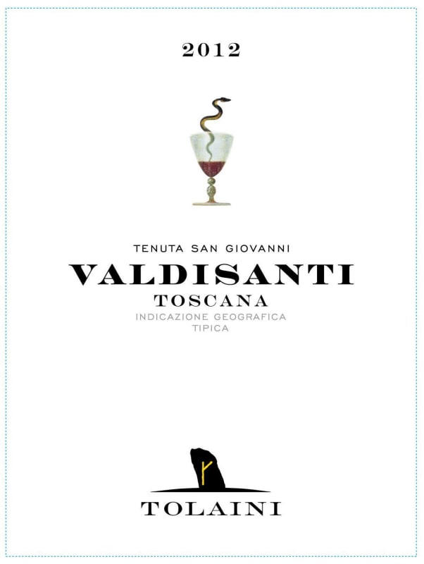 Tolaini Valdisanti Tenuta S. Giovanni 2012 Front Label