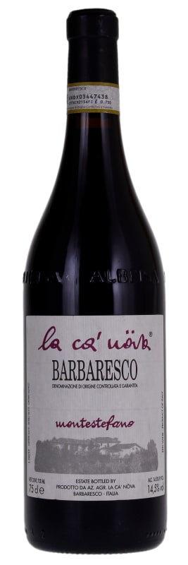 La Ca' Nova Montestefano Barbaresco 2019 Front Bottle Shot