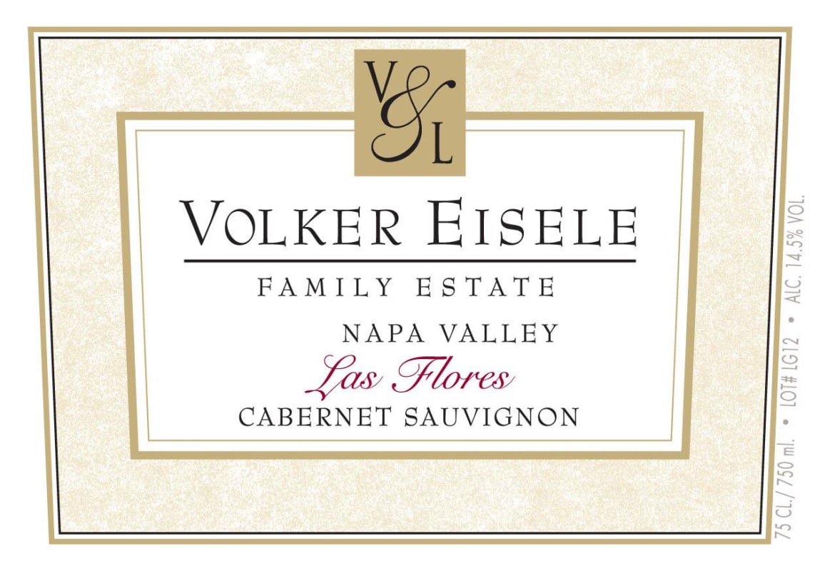 Volker Eisele Las Flores Cabernet Sauvignon 2012 Front Label