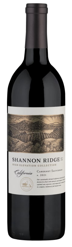 Shannon Ridge High Elevation Cabernet Sauvignon 2021 Front Bottle Shot