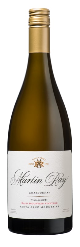 Martin Ray Bald Mountain Vineyard Chardonnay 2017 Front Bottle Shot
