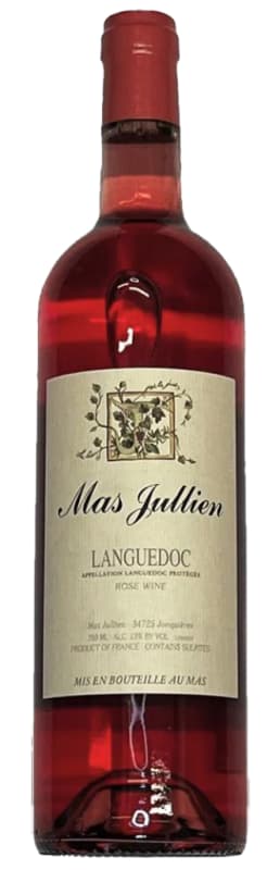 Mas Jullien Languedoc Rose 2024 Front Bottle Shot