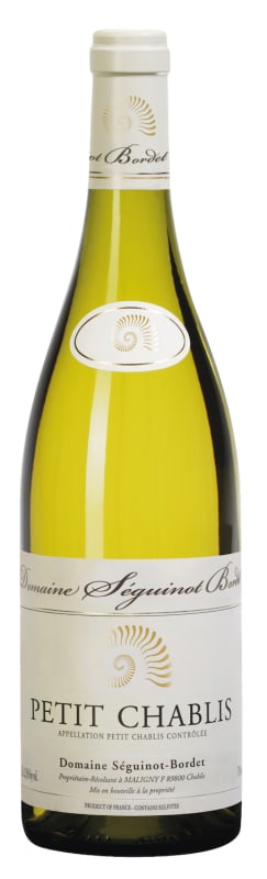 Domaine Seguinot-Bordet Petit Chablis 2020 Front Bottle Shot