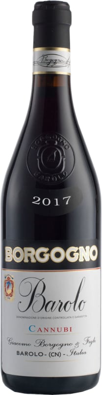 Borgogno Barolo Cannubi 2017 Front Bottle Shot