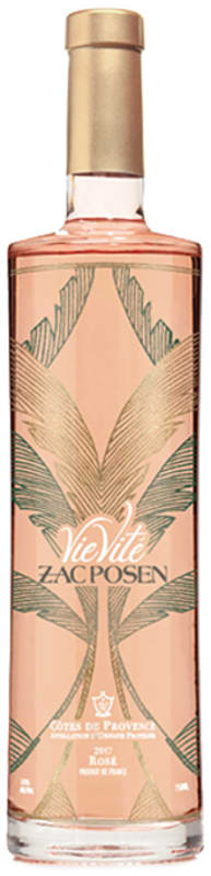 VieVite Zac Posen Rose 2017 Front Bottle Shot