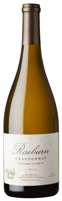 Raeburn Sonoma County Chardonnay 2023 Front Bottle Shot