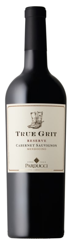 Parducci True Grit Reserve Cabernet Sauvignon 2018 Front Bottle Shot