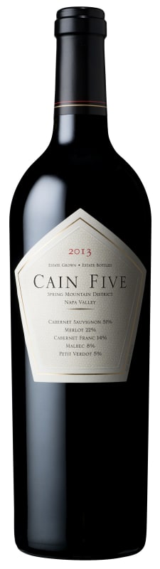 Cain Five 2013 Front Bottle Shot