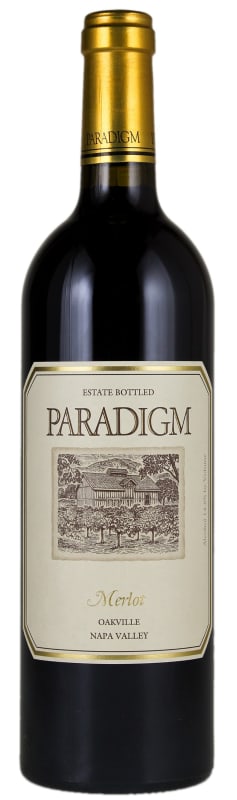 Paradigm Merlot 2021 Front Bottle Shot