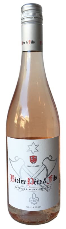 Bieler Pere et Fils Sabine Coteaux d'Aix-en-Provence Rose 2017 Front Bottle Shot