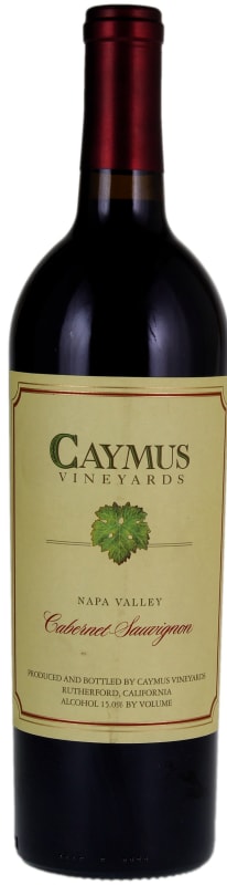 Caymus Napa Valley Cabernet Sauvignon 1987 Front Bottle Shot