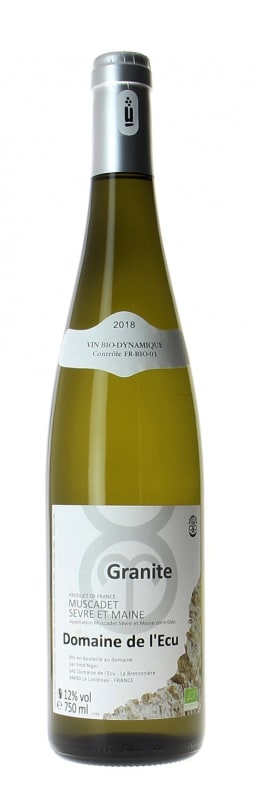 Domaine de l'Ecu Muscadet Sevre et Maine Granite 2018 Front Bottle Shot