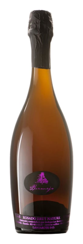 Los Bermejos Brut Nature Rosado 2023 Front Bottle Shot