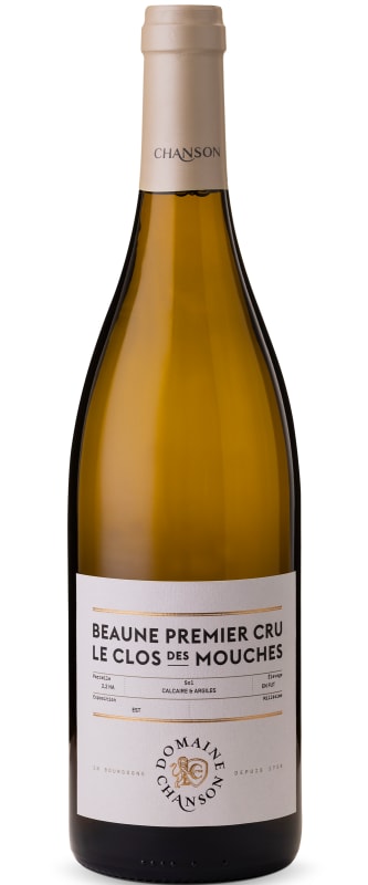Chanson Pere & Fils Beaune Clos des Mouches Blanc Premier Cru 2023 Front Bottle Shot