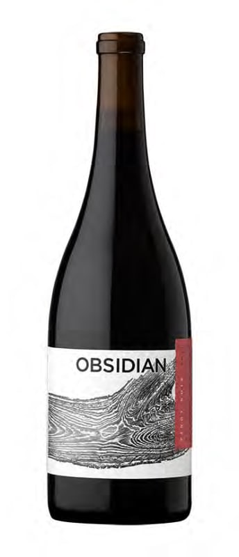 Obsidian Estate Pinot Noir 2021 Front Bottle Shot