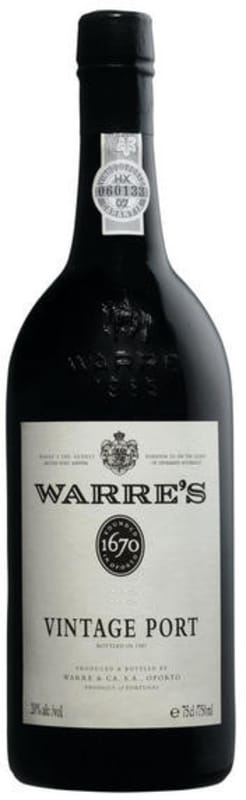 Warre's Vintage Port 1997 Front Bottle Shot