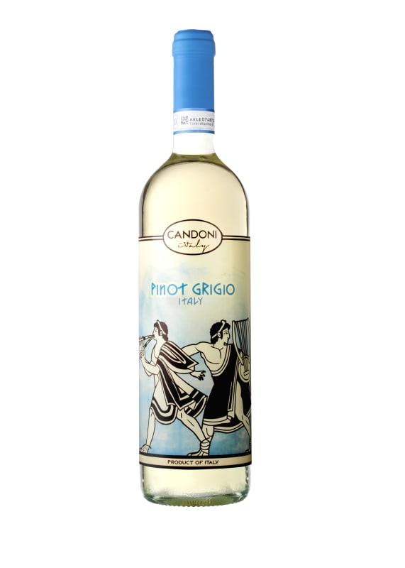 Candoni Pinot Grigio 2017 Front Bottle Shot