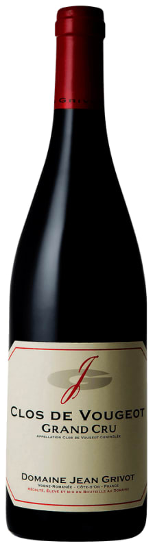 Domaine Jean Grivot Clos de Vougeot Grand Cru 1998 Front Bottle Shot