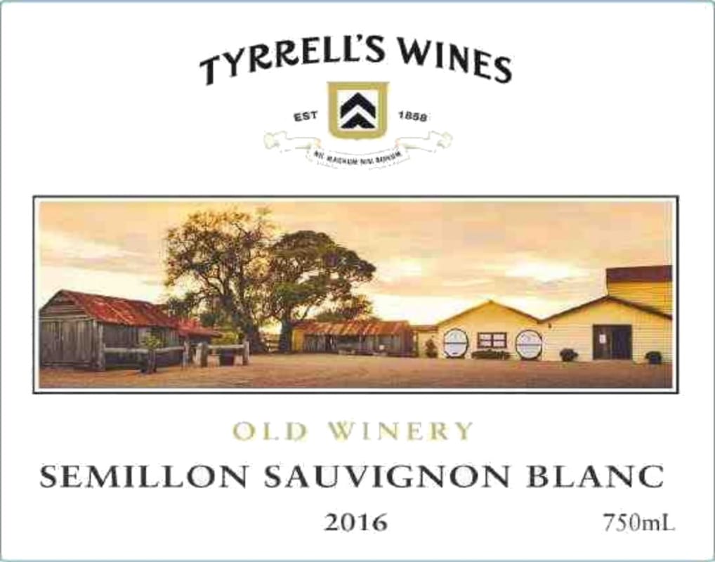 Tyrrell's Old Winery Semillon Sauvignon Blanc 2016 Front Label