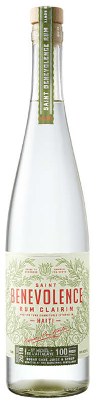 Saint Benevolence Rum Clairin Front Bottle Shot
