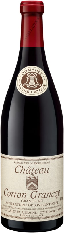 Louis Latour Chateau Corton Grancey Grand Cru 2010 Front Bottle Shot