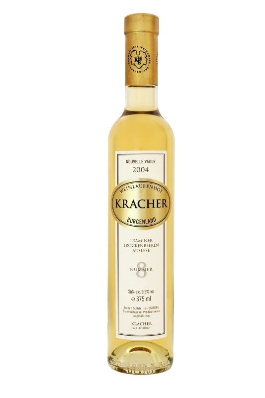 Kracher Traminer TBA Nouvelle Vague No. 8 (375ML half-bottle) 2004 Front Bottle Shot